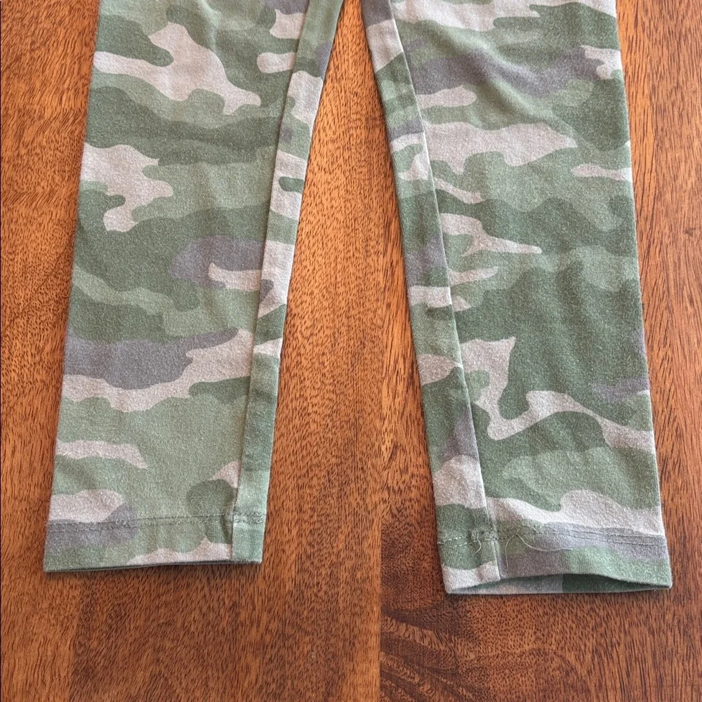 Kids Camo Leggings - Green Camouflage